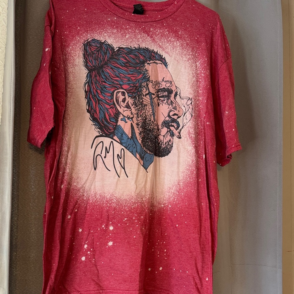 Red Graphic Short Sleeve Tee